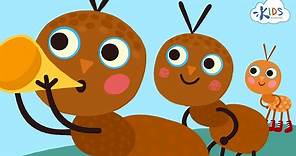 The Ants Go Marching - Children's Song with Lyrics - Animated Cartoon | Kids Academy