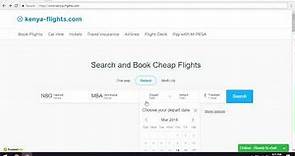 How to book Kenya Airways flights at kenya-flights.com
