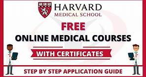 Free Online Courses at Harvard Medical School | How to Enroll?