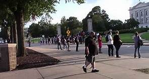 Kipp Brown BLM threat to tear down Confederate Statue at Arkansas Capitol in Little Rock, Arkansas