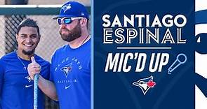 Santiago Espinal Mic'd Up During Blue Jays Spring Training!