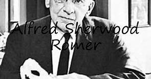 How to pronounce Alfred Sherwood Romer in English?