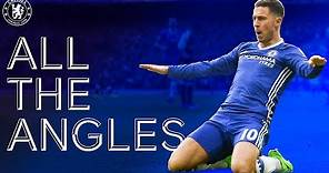 Eden Hazard's Stunning Solo Goal v Arsenal 16/17 | All The Angles