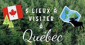 Vlog épisode 2 : 5 Lieux à visiter à Québec