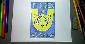 Cómo dibujar el escudo oficial del Club Tigres de México