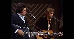 Kris Kristofferson & Johnny Cash - Sunday morning coming down -1978