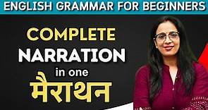 Narration in English grammar || Direct - Indirect Speech || English With Rani Ma'am