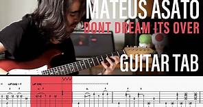 Mateus Asato Don't Dream It's Over Guitar Lesson + Tabs - How to play