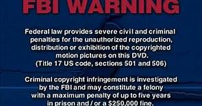 Anchor Bay Entertainment FBI Warning Screen (1995-2007) (DVD Quality)