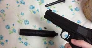 How to silence an airsoft GBB gun (Actually makes it silent)