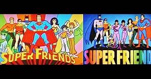 Super Friends (1973-1986) All 7 cartoon series Intros/Openings (HD)