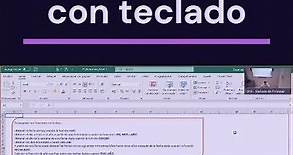 Comandos Básicos de Excel: Avance y retroceso de página