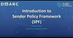 Introduction to the Sender Policy Framework (SPF): A Closer Look