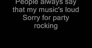 LMFAO - Sorry For Party Rocking - Lyrics