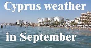Cyprus weather in September