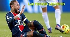 Las 7 PEORES LESIONES de Neymar jr