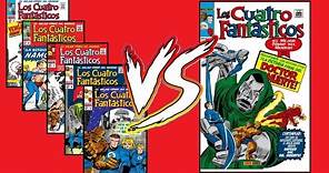 Los 4 Fantásticos: "Biblioteca Marvel" 5 al 9 vs "Marvel Gold" 2. (Numeración USA)