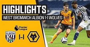 The points are shared in the Black Country Derby | West Bromwich Albion 1-1 Wolves | Highlights