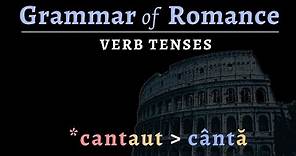 Romance Languages: verb tenses