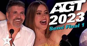 America's Got Talent 2023 All AUDITIONS | Semi Final 1