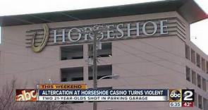 Two 21-year-olds shot in the parking garage of Horseshoe Casino