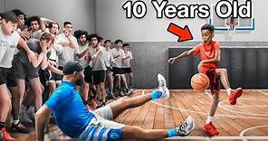10 Year Old Basketball Prodigies DESTROY Grown Men