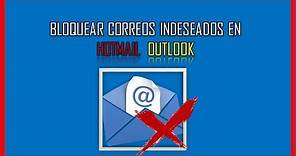 🚫 BLOQUEAR correos en Hotmail (OUTLOOK) 2024 🚫