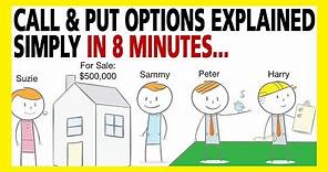 Bill Poulos Presents: Call Options & Put Options Explained In 8 Minutes (Options For Beginners)