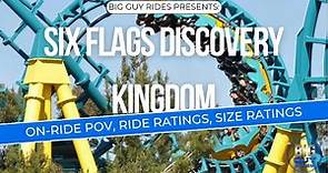 Six Flags Discovery Kingdom - Vallejo, CA - Review, Tour, Ride Ratings, Size Ratings - Big Guy Rides