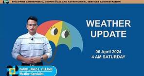 Public Weather Forecast issued at 4PM | April 05 2024 - Friday