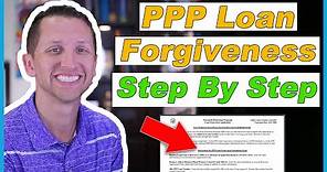 PPP Loan Forgiveness Application Walk through [Form 3508]