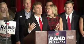 Sen. Rand Paul Victory Speech | 2016 Election Speeches | KET
