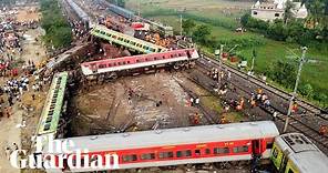 Rescue teams search for survivors after deadly train crash in India