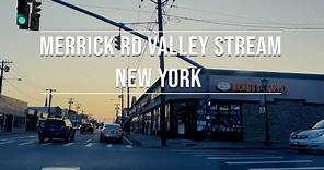 New York Merrick RD Valley Stream Driving 4K