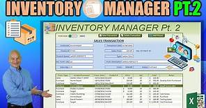 Create This AMAZING Excel Application that Tracks Purchases, Sales AND Inventory [Part 2]