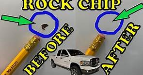 How to Properly Repair a Rock Chip in Your Vehicle's Paint