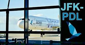 AZORES AIRLINES Flight Review - New York JFK to Ponta Delgada – Airbus A321LR – CS-TSI