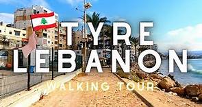 Tyre Lebanon Virtual Walking City Tour 4K 20 min