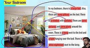 Elementary - 3.4a - What's in your bedroom? Describing a room. There is / There are - English Lesson