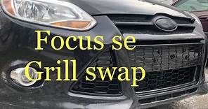 2014 Ford focus SE honeycomb grille swap