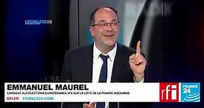 Emmanuel Maurel, candidat aux élections européennes