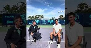 Emilio Sanchez with Tristan McCormick ATP tennis player