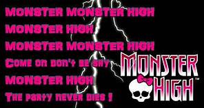 Monster High-Fright Song-lyrics