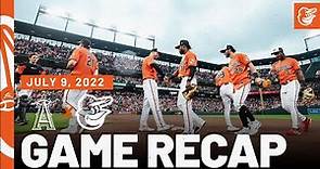 Angels vs. Orioles Game Recap (7/9/22) | Baltimore Orioles