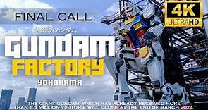 GUNDAM FACTORY YOKOHAMA: Last chance to see the Giant Gundam in motion in Yokohama FULL TOUR