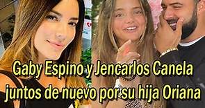 Gaby Espino y Jencarlos Canela juntos de nuevo por su hija Oriana