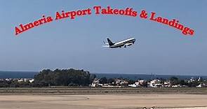 Almeria Airport Runway View Ryanair Tui Jet2 Landings & Takeoff