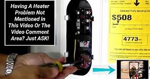 How To Repair Electric Water Heaters in MINUTES ~ Step By Step