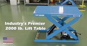 Electric Hydraulic Scissor Lift Tables - Lift2K, Lift3K, Lift5K from Bishamon
