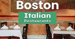 Top 10 Best Italian Restaurants to Visit in Boston, Massachusetts | USA - English